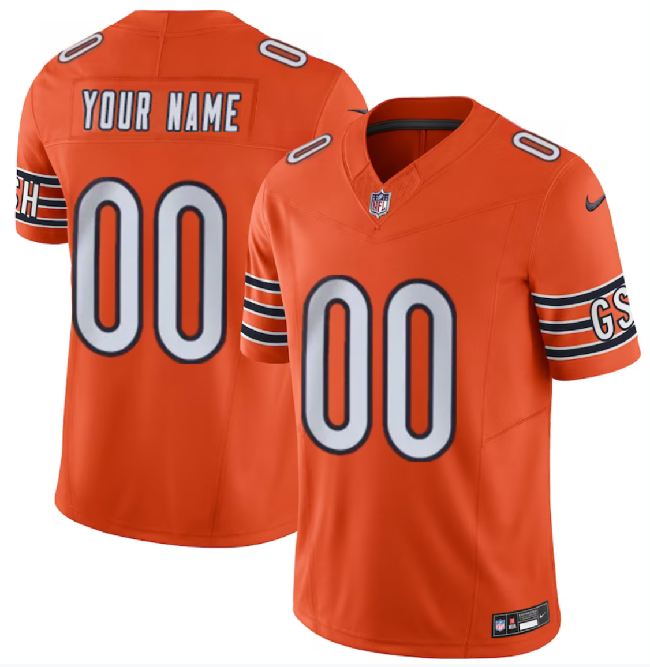 Custom Chicago Bears Vapor F.U.S.E. Limited Jersey